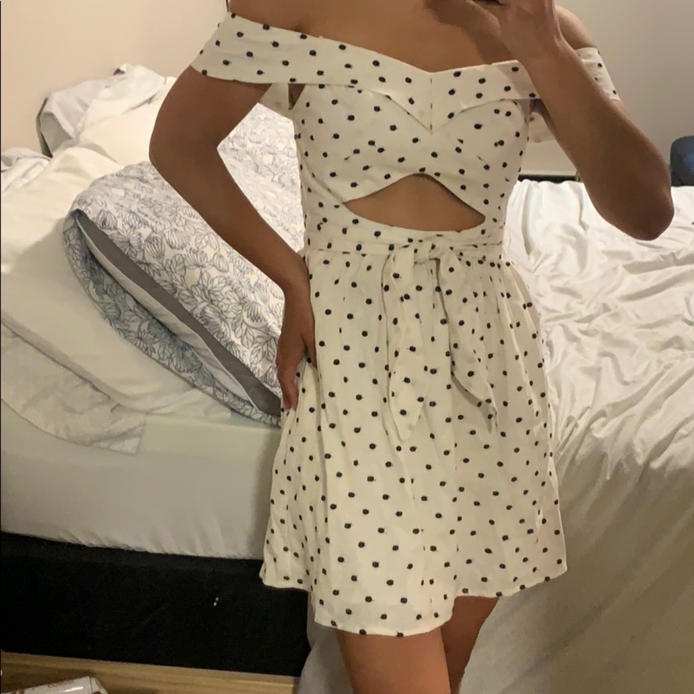 Wayf off the shoulder dress from Nordstrom